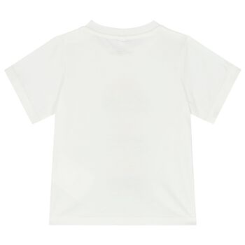 Younger Boys Ivory Burger T-Shirt