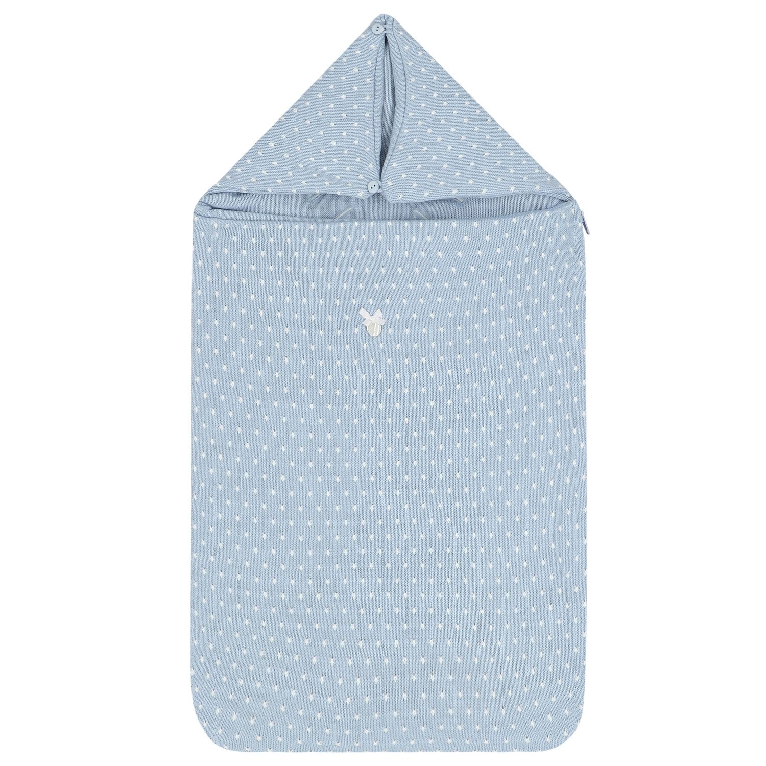 Boys Blue Hooded Baby Nest, 2, hi-res image number null