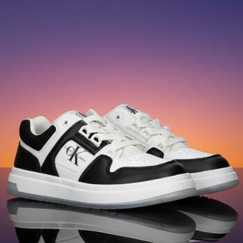 Black & White Logo Trainers