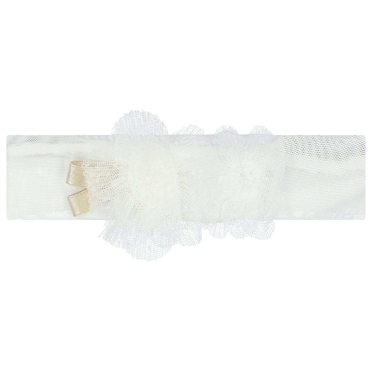 طوق شعر بنات بطبعة الزهور باللون الأبيض, 1, hi-res image number null