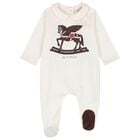 Ivory Paisley Babygrow Gift Set, 1, hi-res