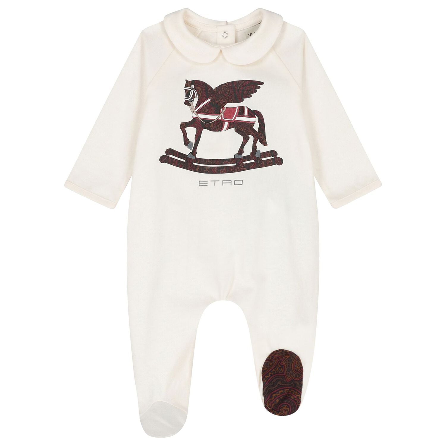 Ivory Paisley Babygrow Gift Set, 1, hi-res