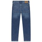 Boys Blue Denim Jeans, 1, hi-res