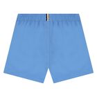 Younger Boys Blue Logo Swim Shorts, 1, hi-res