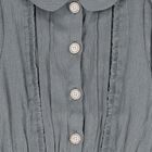 فستان بنات بكشكشه باللون الرمادى اللامع , 1, hi-res