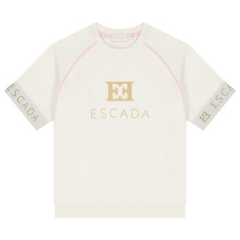 Girls Ivory Logo T-Shirt