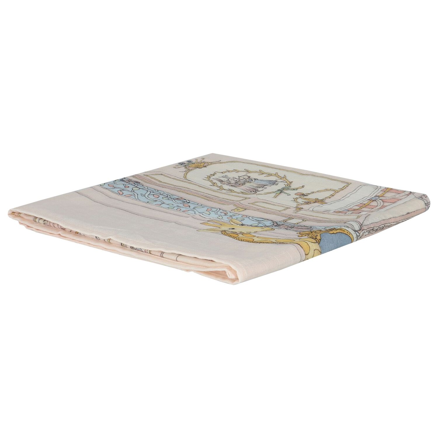 Baby Girls Pink French Bedroom Swaddle Carré Blanket, 1, hi-res image number null