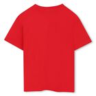 Red Logo Flowers T-Shirt, 1, hi-res