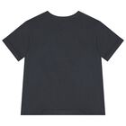 Boys Grey & White Shorts Set, 2, hi-res