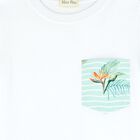 Boys White Cotton T-Shirt, 1, hi-res