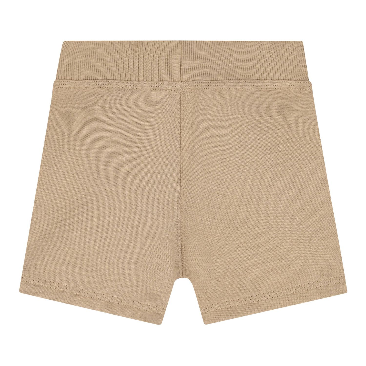 Beige Check Logo Baby Shorts, 1, hi-res image number null