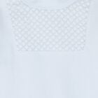 Baby Boys Blue Smocked Babygrow Gift Set, 2, hi-res