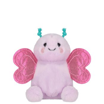 Girls Pink Palm Pals Petunia Butterfly Soft Toy ( 13CM )