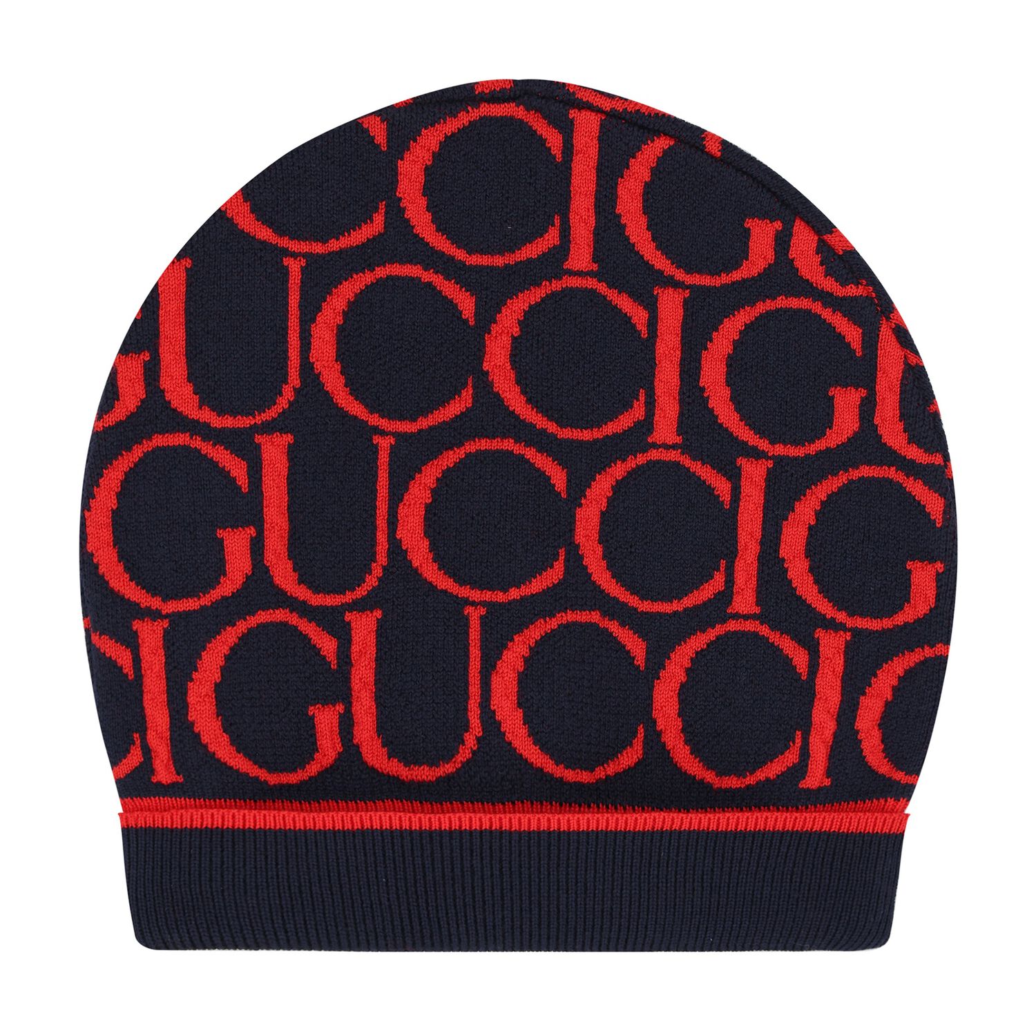 قبعة بنات جاكار بالشعار  باللون الكحلي والأحمر , 1, hi-res