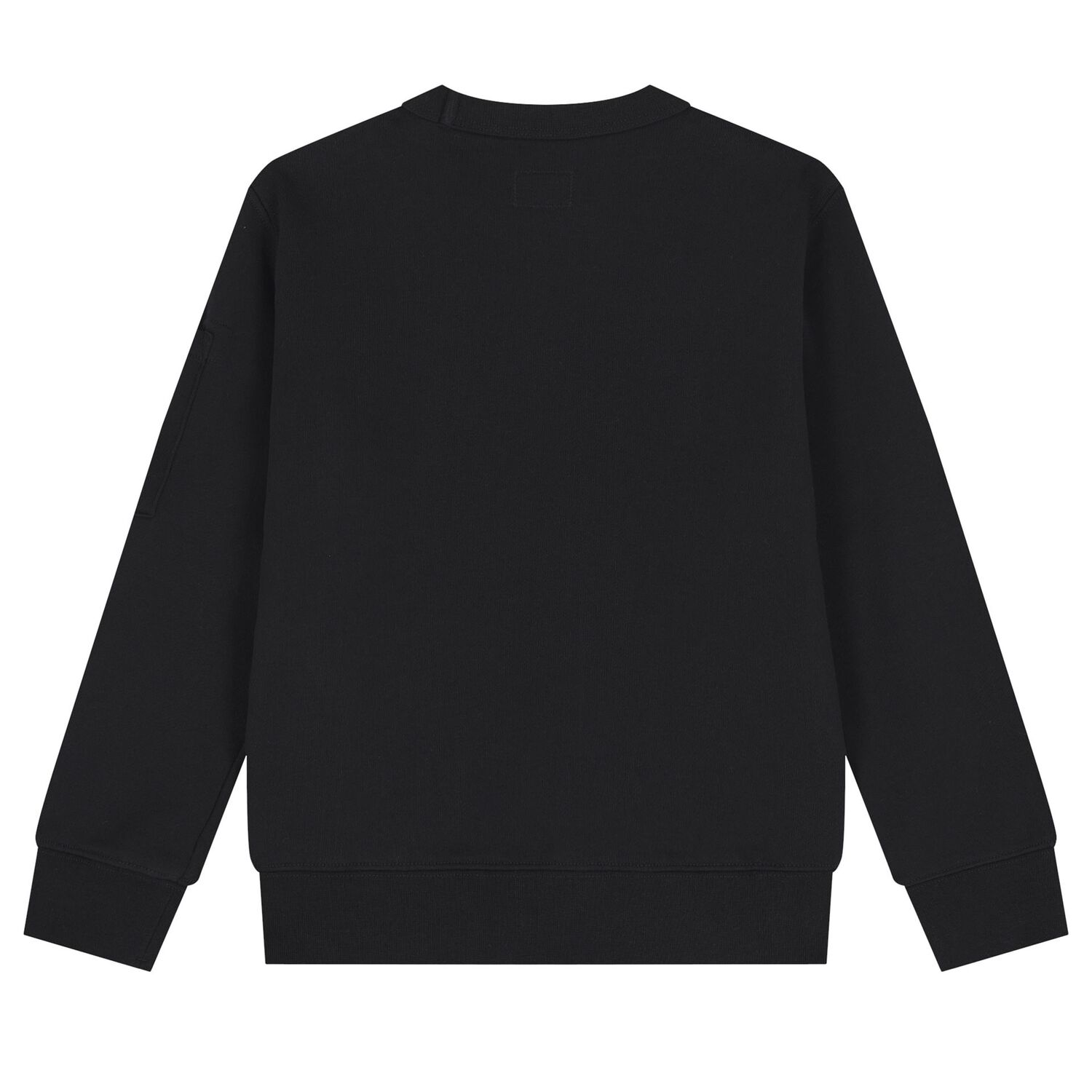 Boys Black Logo Sweatshirt, 1, hi-res