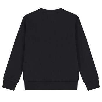 Boys Black Logo Sweatshirt
