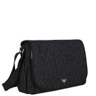 Black Logo Baby Changing Bag, 1, hi-res