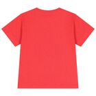 Boys Red Donut Logo T-Shirt, 1, hi-res