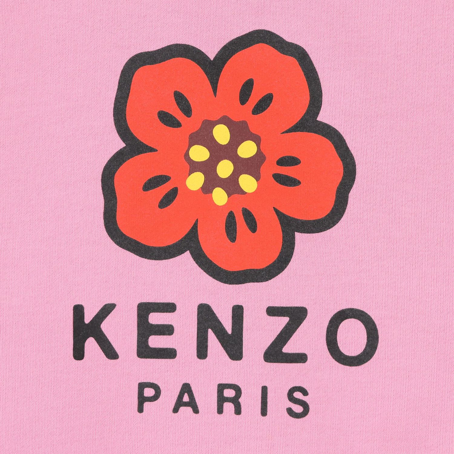 طقم اطفال رياضي مزين بالزهور باللون الوردي للبنات , 1, hi-res