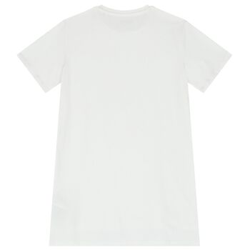 Girls White Logo T-Shirt