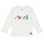 بدلة رياضية أولاد 3 قطع باللون الابيض والرمادى والكحلى, 1, hi-res