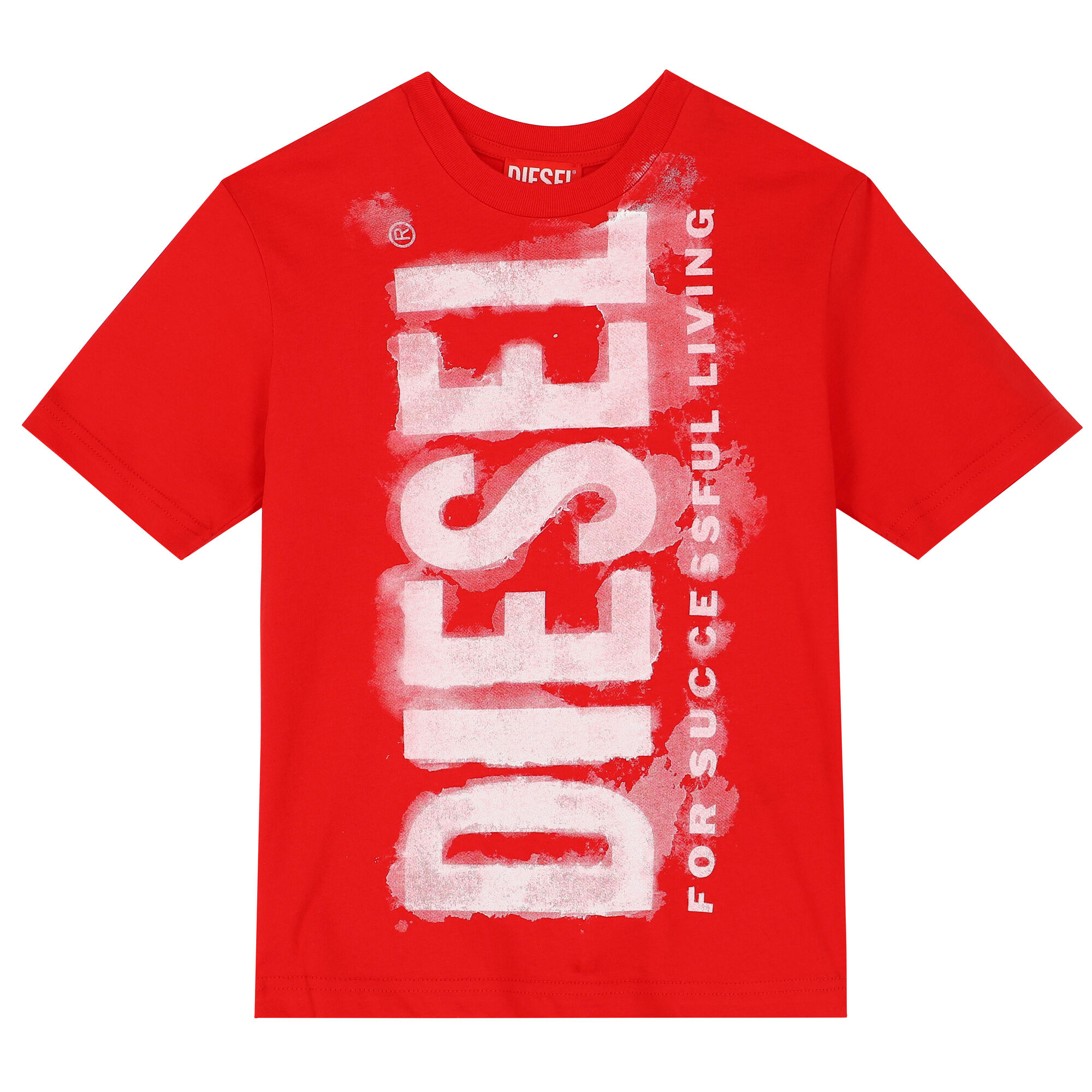 Diesel Boys Red Logo T-Shirt | Junior Couture USA