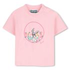 Younger Girls Pink Logo T-Shirt, 1, hi-res