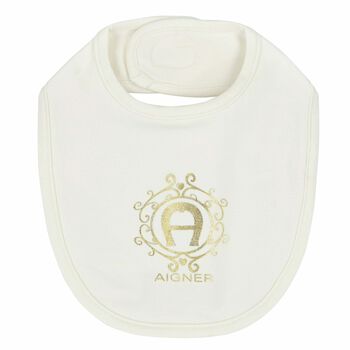 Ivory Logo Baby Bib