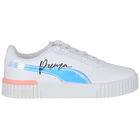 Girls White Carina Trainers, 1, hi-res