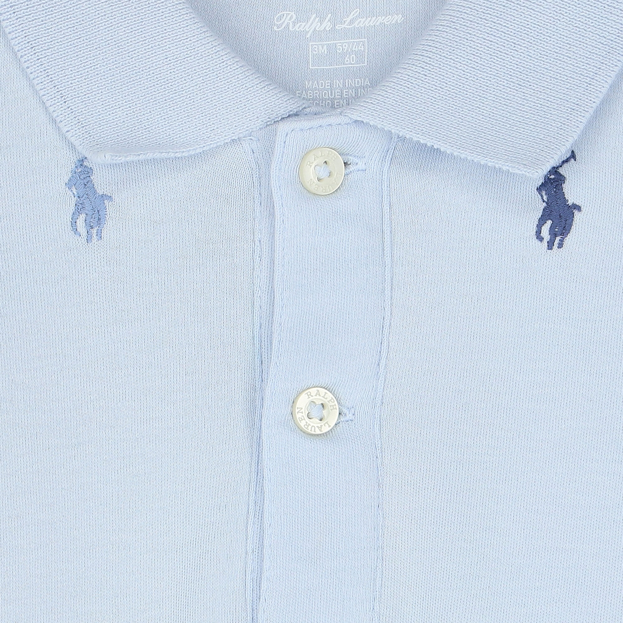 Romper POLO RALPH LAUREN Kids color Gnawed Blue
