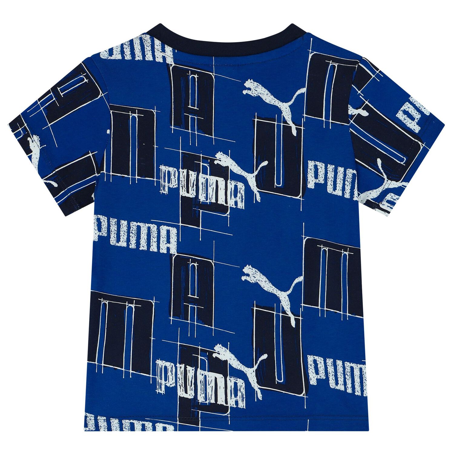 Younger Boys Blue Logo Shorts Set, 2, hi-res image number null