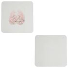 لفافة الموسلين للبنات بطبعة أرنب باللون العاجي ( قطعتين ), 1, hi-res