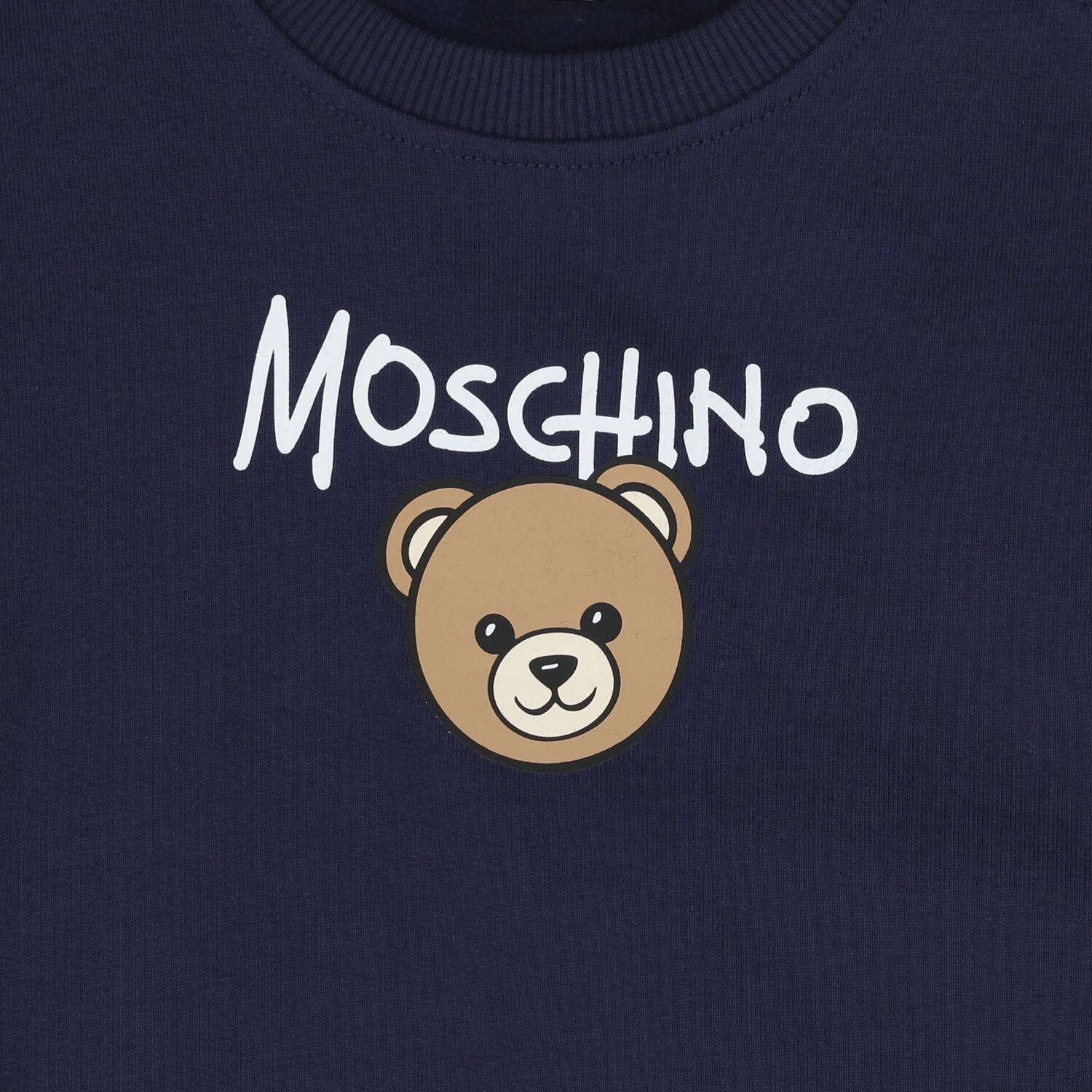 Younger Navy Blue Teddy Bear Logo Sweatshirt, 2, hi-res