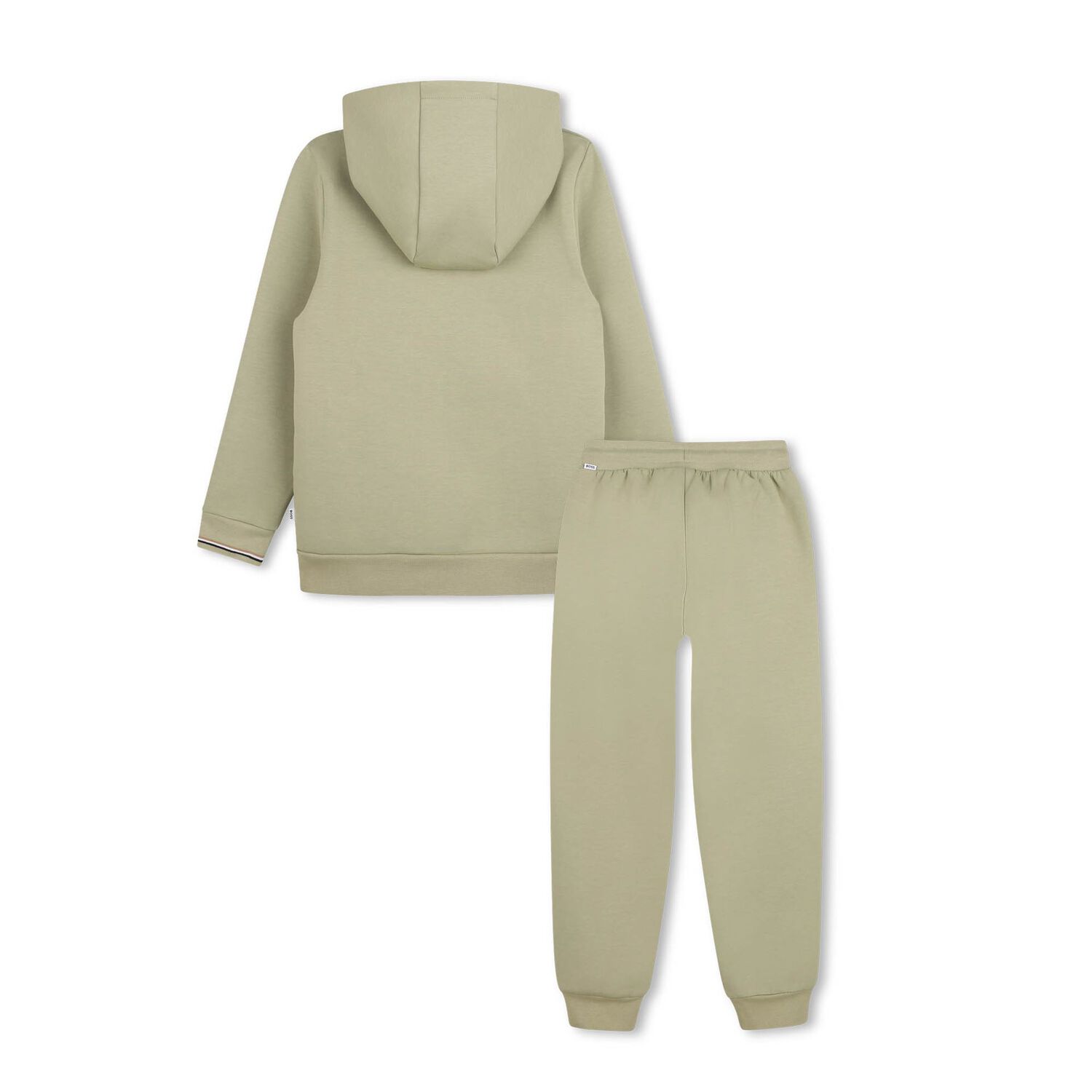 Boys Mini Me Green Logo Tracksuit, 2, hi-res