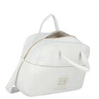 Baby Girls White Logo Changing Bag, 1, hi-res