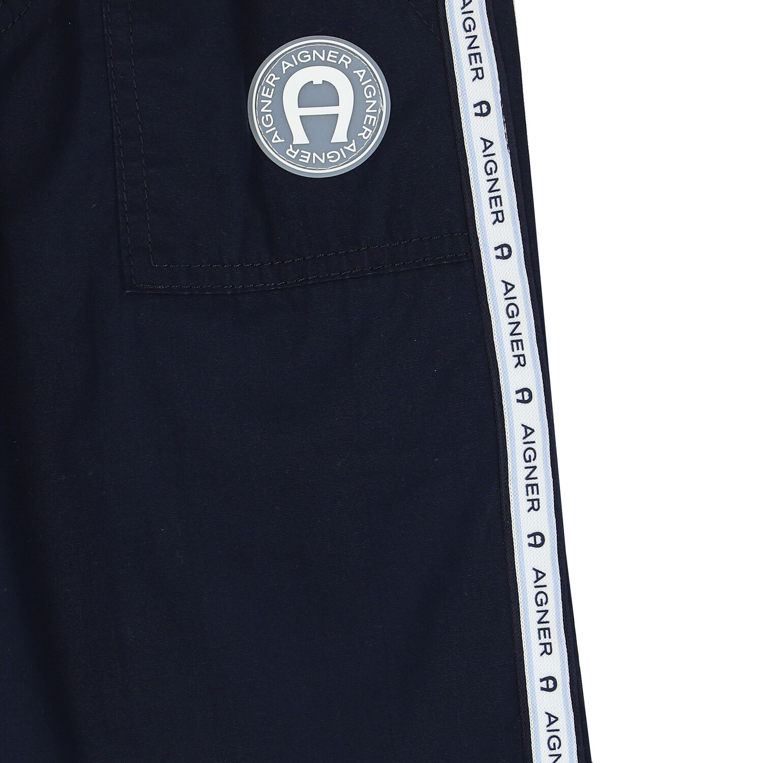 Boys Navy Logo Shorts, 3, hi-res image number null