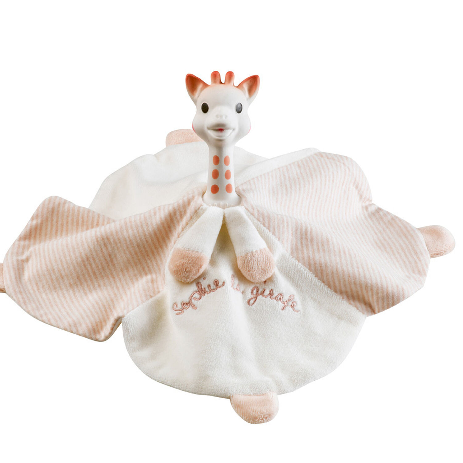 Ivory & Beige Giraffe Rubber Toy, 1, hi-res