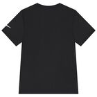 Boys Black Logo T-Shirt, 1, hi-res