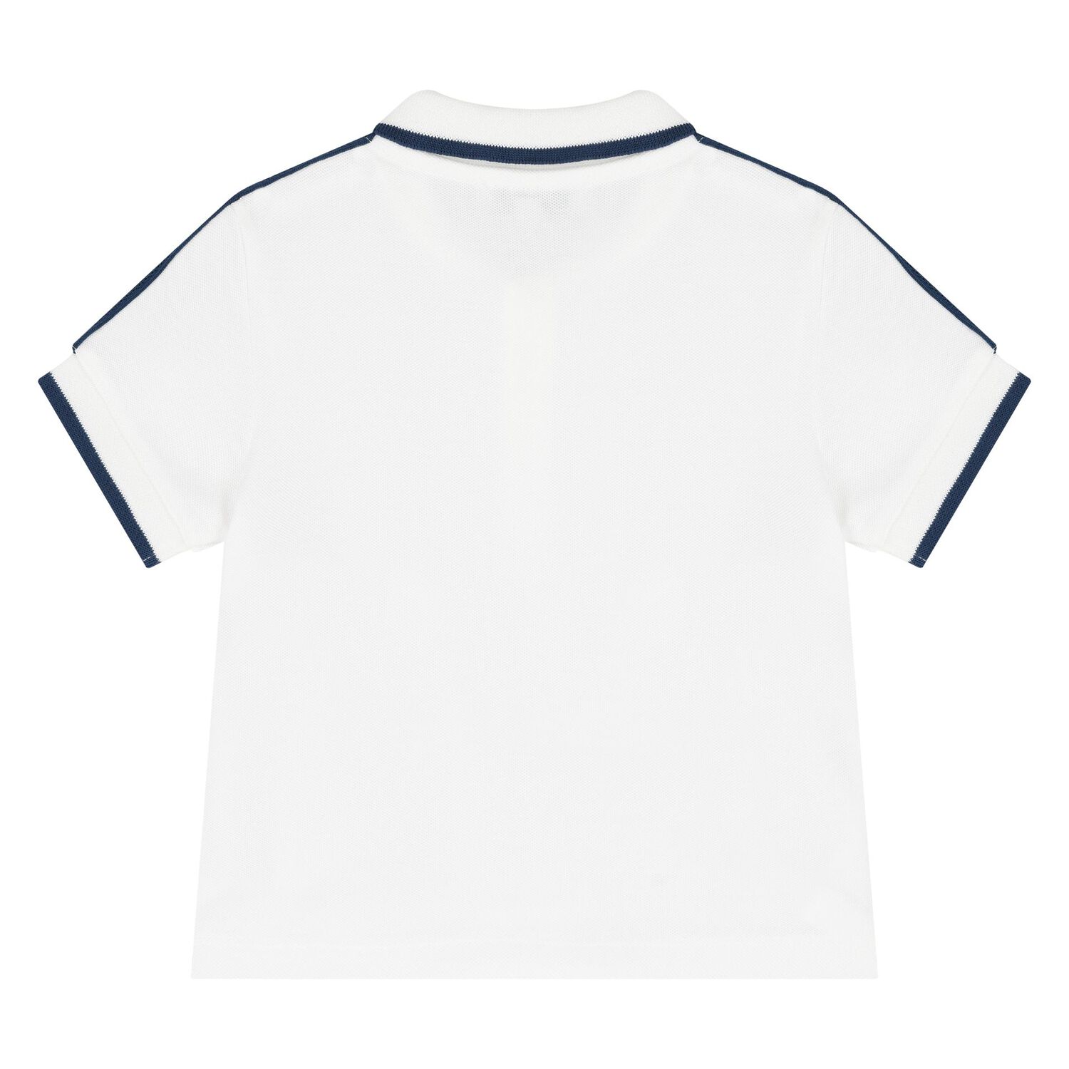 Younger Boys Ivory & Navy Blue Shorts Set, 1, hi-res