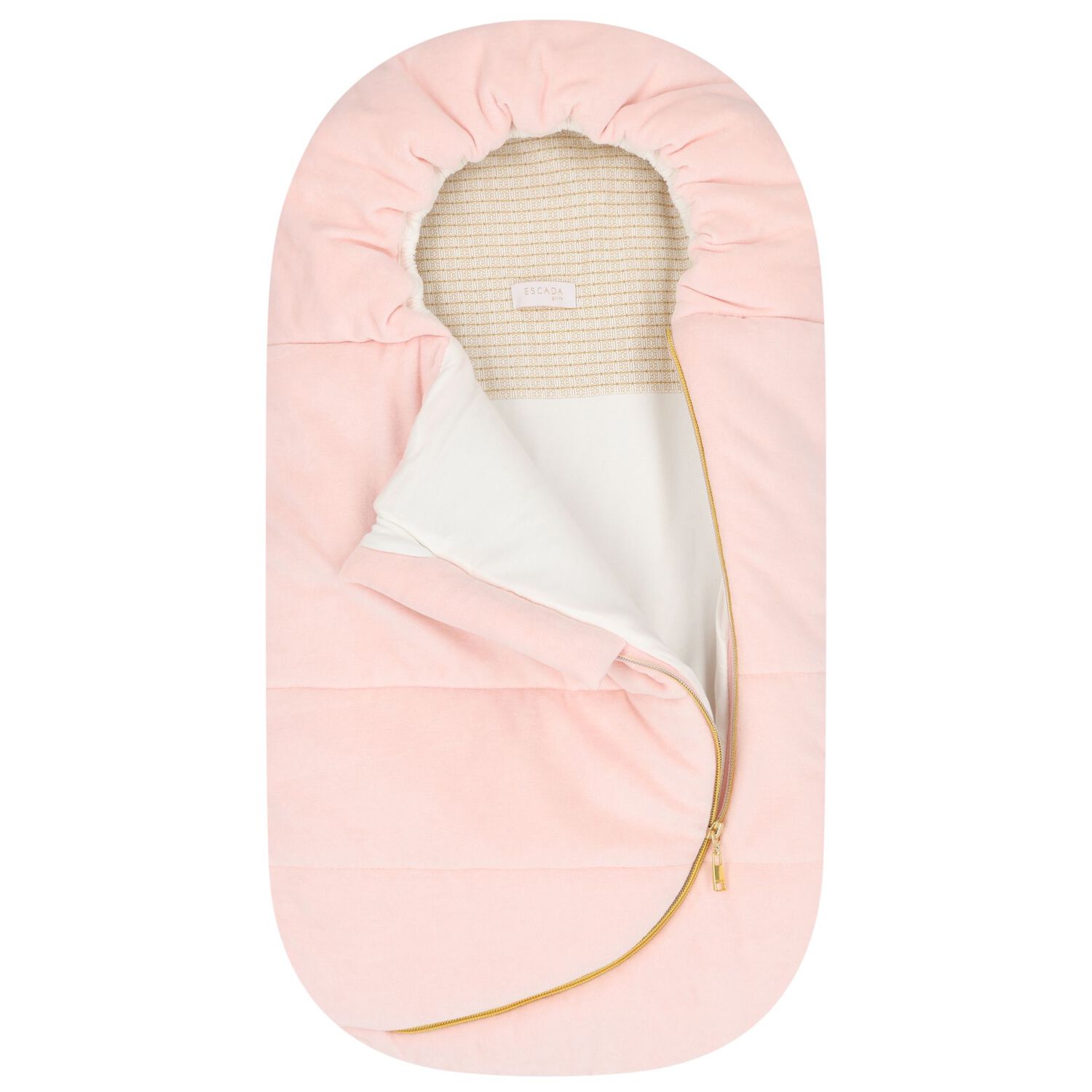 Baby Girls Pink & Gold Logo Nest, 1, hi-res