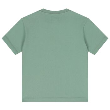 Boys Green Logo T-Shirt