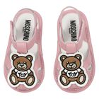 Baby Girls Teddy Bear Logo Sandals, 1, hi-res