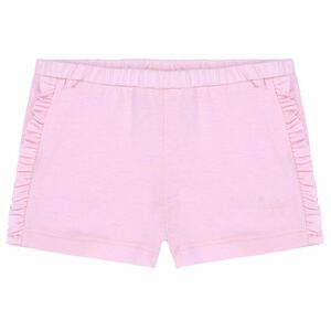 Younger Girls Pink Ruffle Shorts
