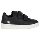 Black Logo Trainers, 1, hi-res
