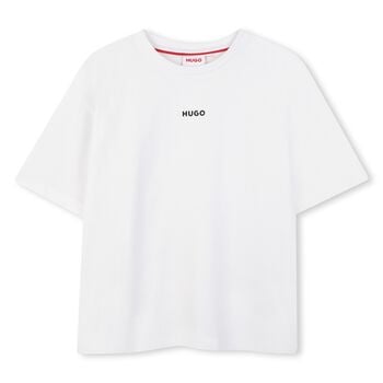 Boys White Logo T-Shirt