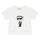Boys White & Black Ikonik Shorts Set, 1, hi-res