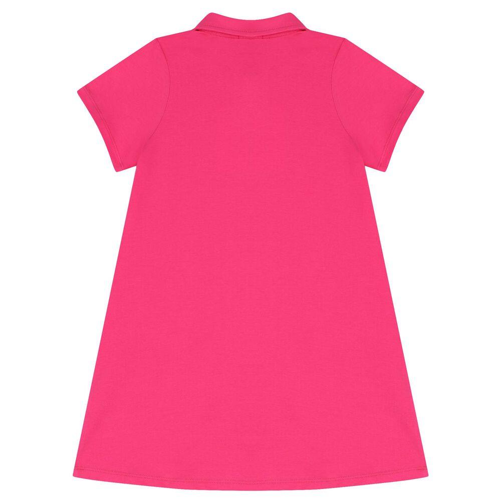 Girls' Pink Patriot Princess Polo Dress