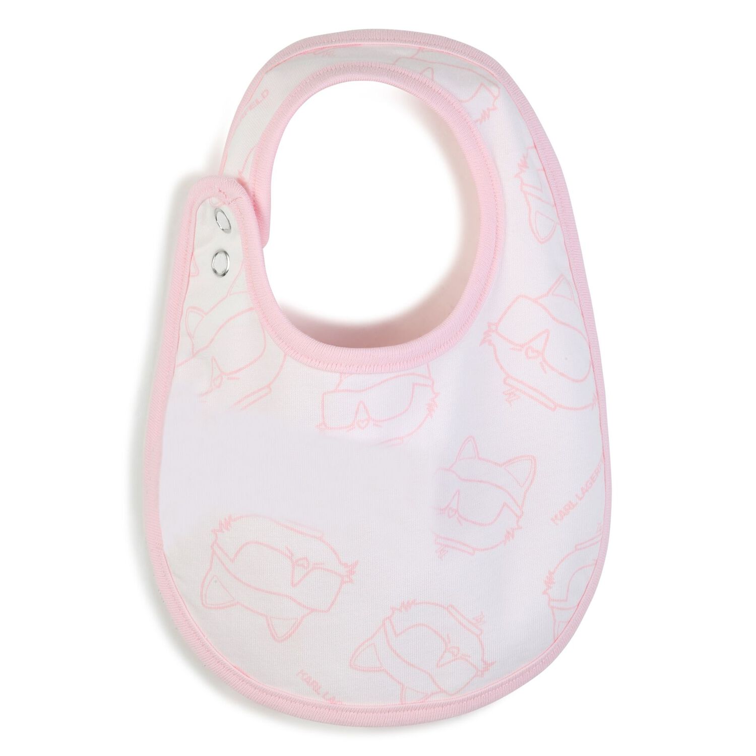 Baby Girls Pink & White Choupette Babygrow Gift Set, 1, hi-res