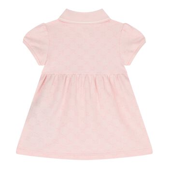 Baby Girls Pink GG Logo Dress