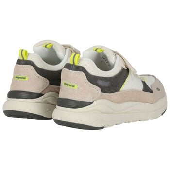 Boys Beige & Grey Trainers